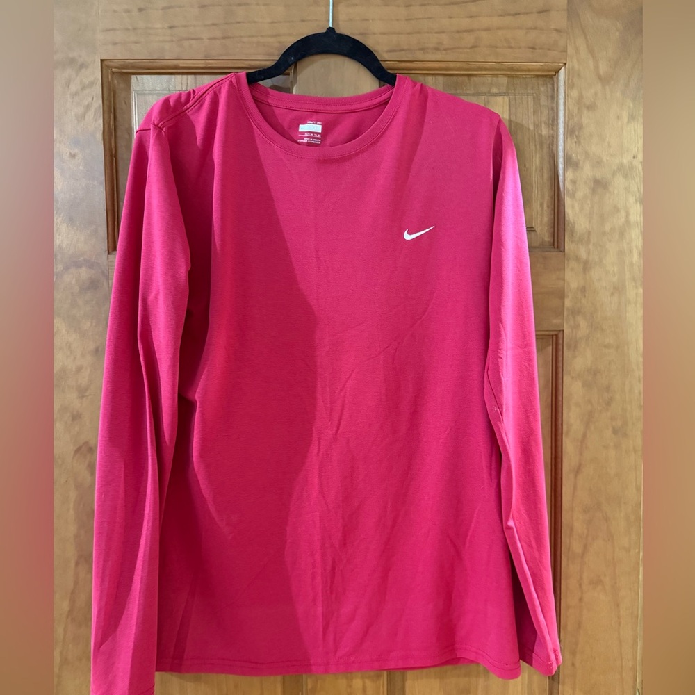 Nike Pink Long Sleeve Tunic Top